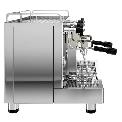 Lelit Giulietta 2 group espresso machine for the office side view