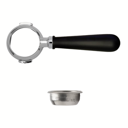 Lelit Bottomless Double Wooden 58mm portafilter