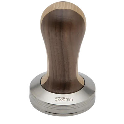 Lelit walnut & ash 57.35mm coffee tamper
