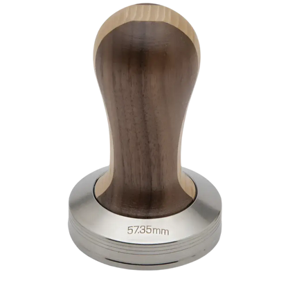 Lelit walnut & ash 57.35mm coffee tamper