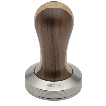 Lelit walnut & ash 58.55mm coffee tamper
