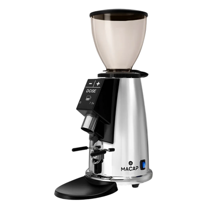Macap M2E digital chrome coffee grinder