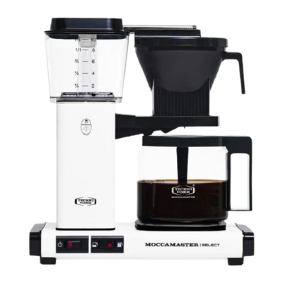Moccamaster coffee maker on a white background