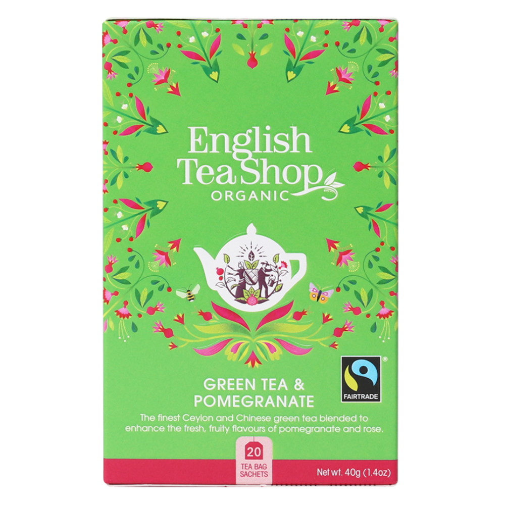 English Tea Shop Green tea with Pomegranate