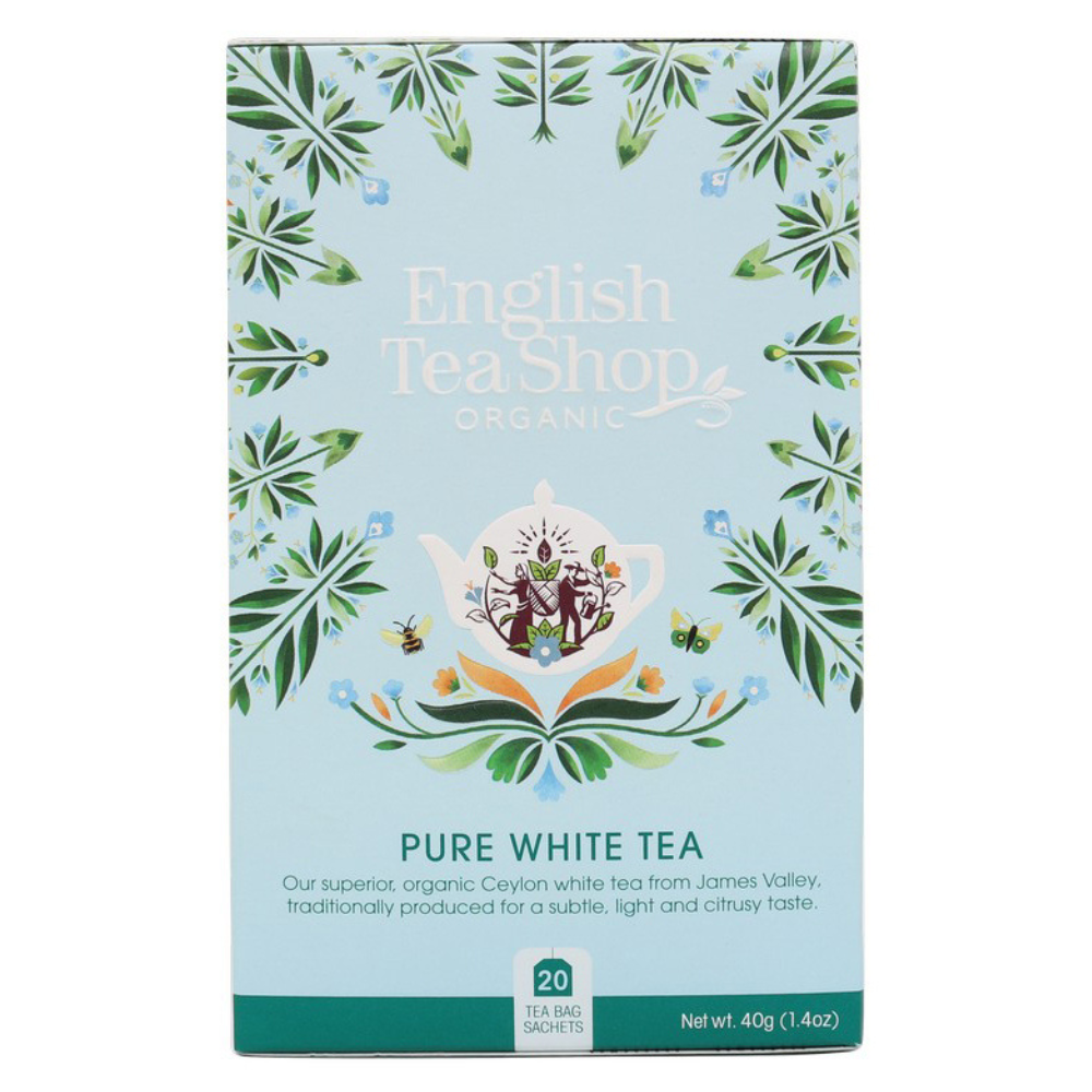 Organic White Tea Teabags 6x20pc