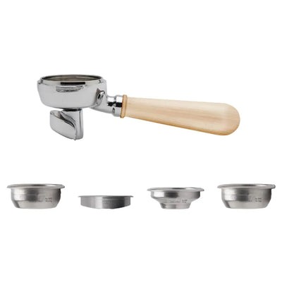 Lelit double portafilter maple