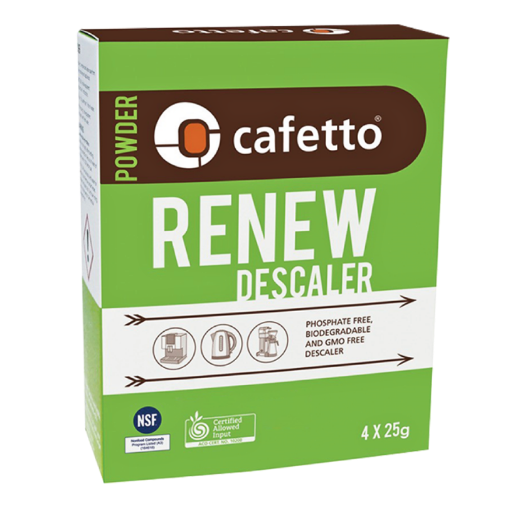 Cafetto Renew Descaler 6 x 25 grams Sachets