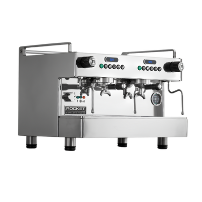 Rocket Boxer 2 group espresso machine stainless steel