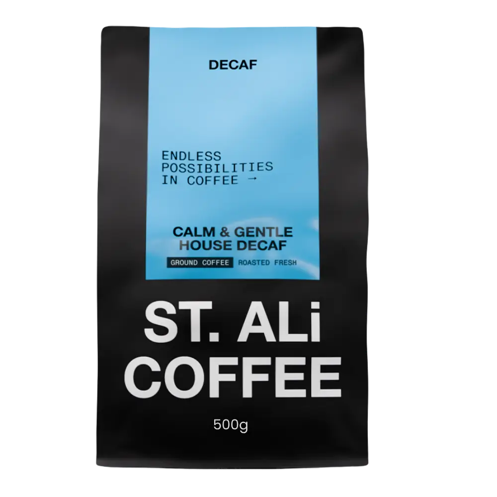 ST. Ali house decaf coffee beans 500g