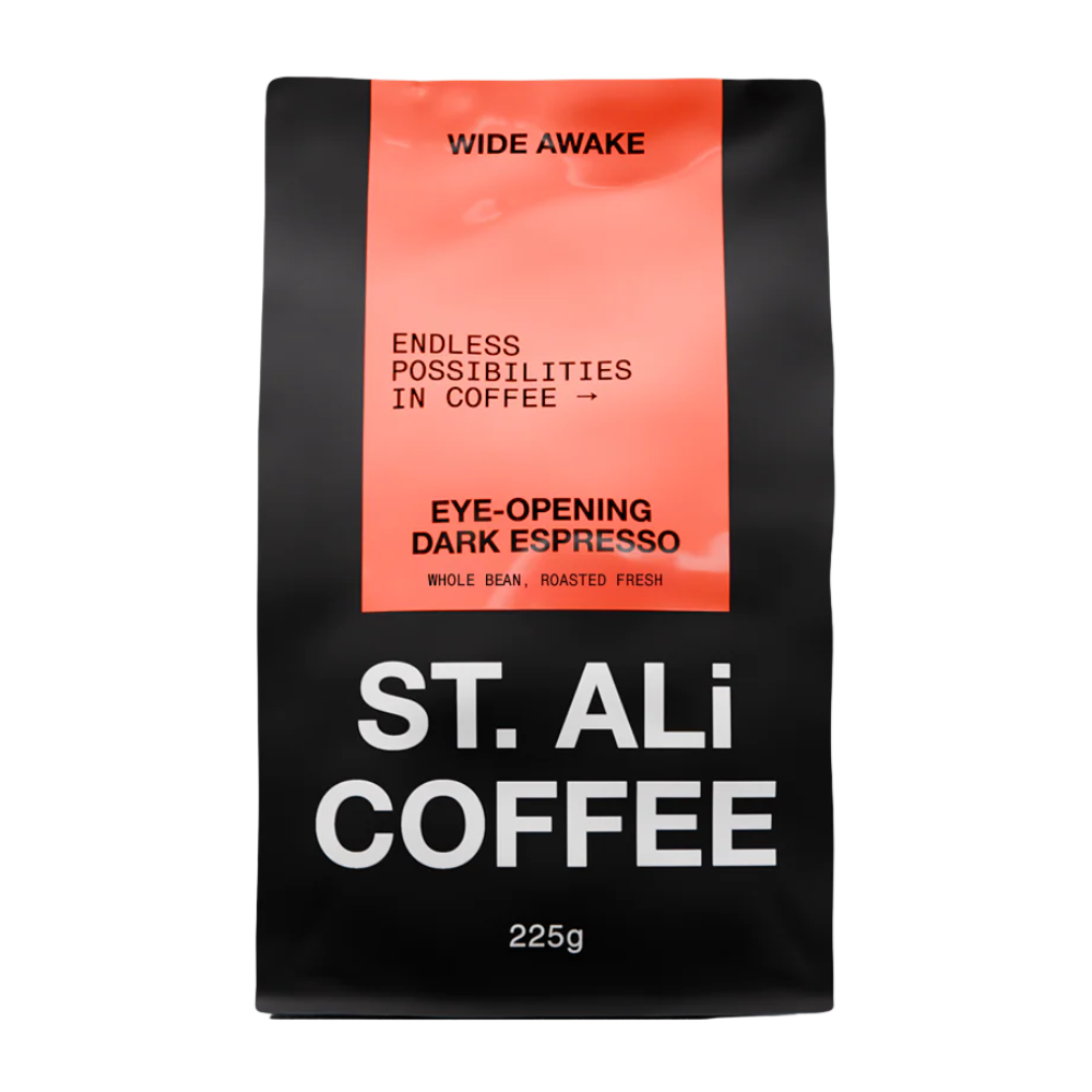 ST. ALi Wide Awake Espresso Blend Coffee Beans 225 gram