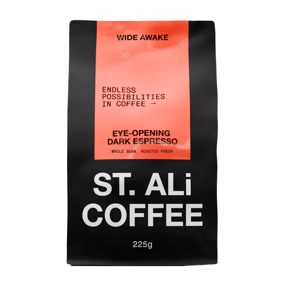 ST. ALi Wide Awake Espresso Blend Coffee Beans 225 gram