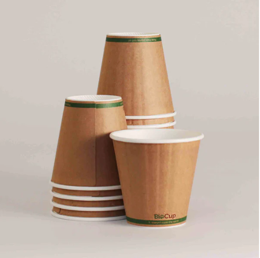 Paper Coffee Cup - Bio Cup 8oz Double Wall