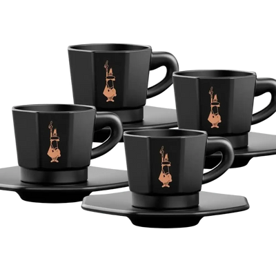 Bialetti Cups - Gli Accessori Perfetto Moka Faces Espresso (Set of 4)