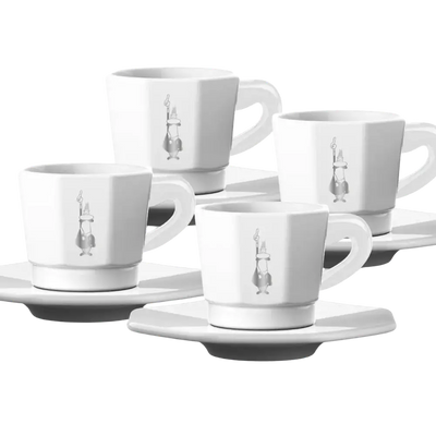 Bialetti Cups - Gli Accessori Perfetto Moka Faces Espresso (Set of 4)