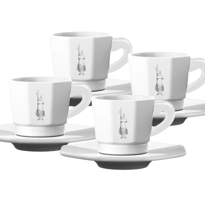 Bialetti Cups - Gli Accessori Perfetto Moka Faces Espresso (Set of 4)