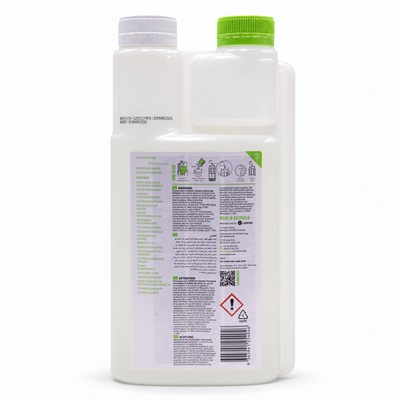Cafetto LOD Liquid Organic Descaler 1L, back of the pack