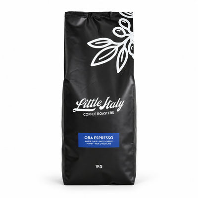 Little Italy Ora Espresso Coffee Beans 1kg, front of the pack