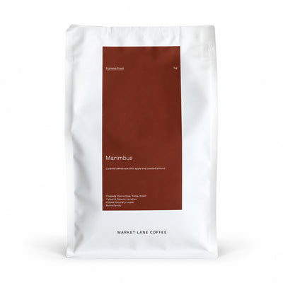 Market Lane Marimbus Coffee Beans 1kg, front of the pack