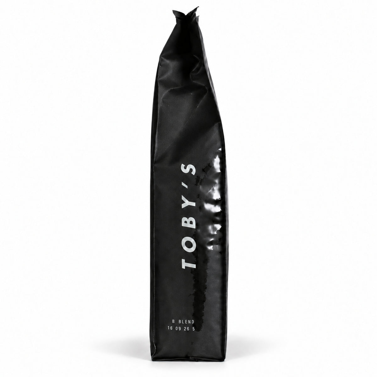 Toby's Estate Brunswick coffee beans 1kg, side of the pack