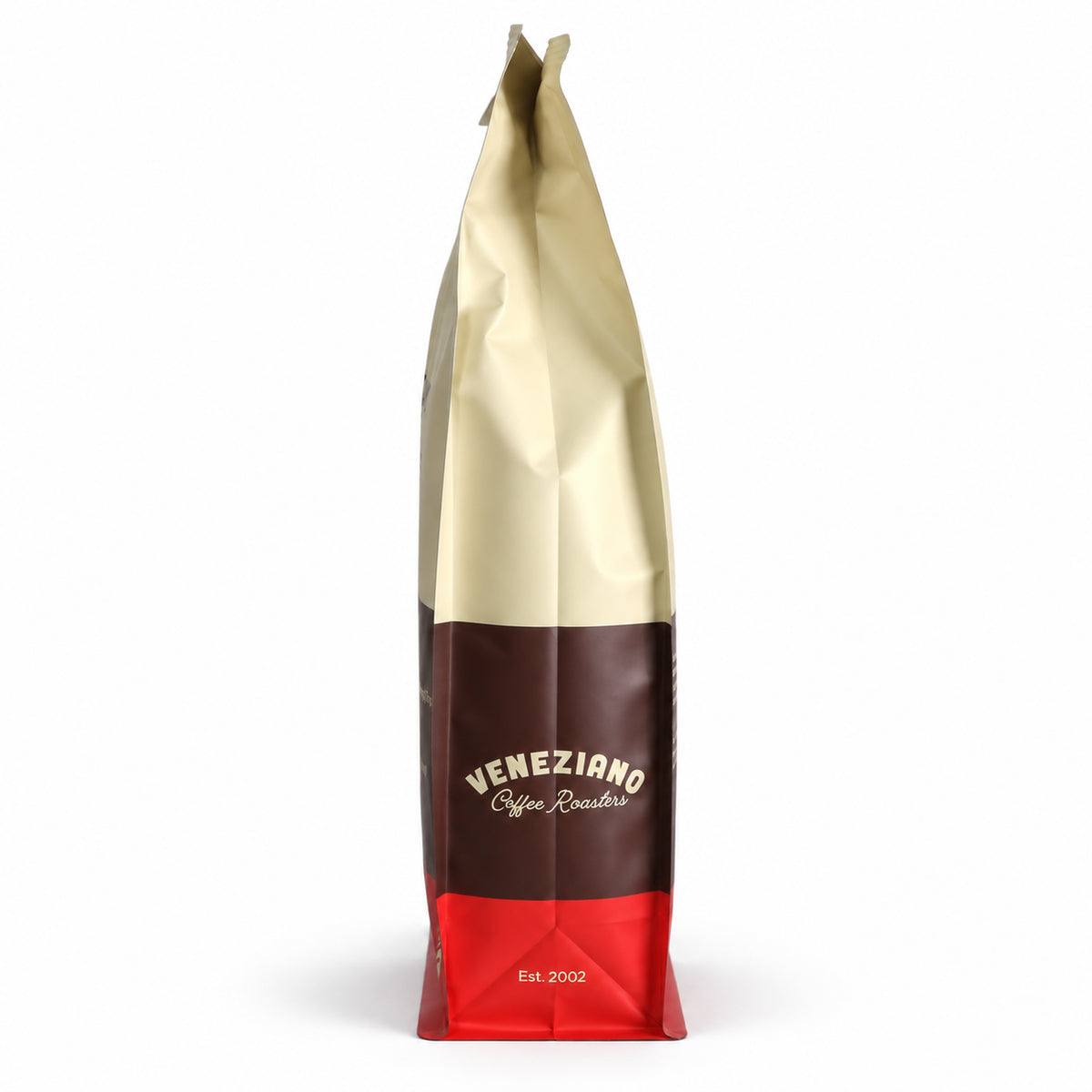 Veneziano Crave Blend Coffee Beans 1kg, side of the pack