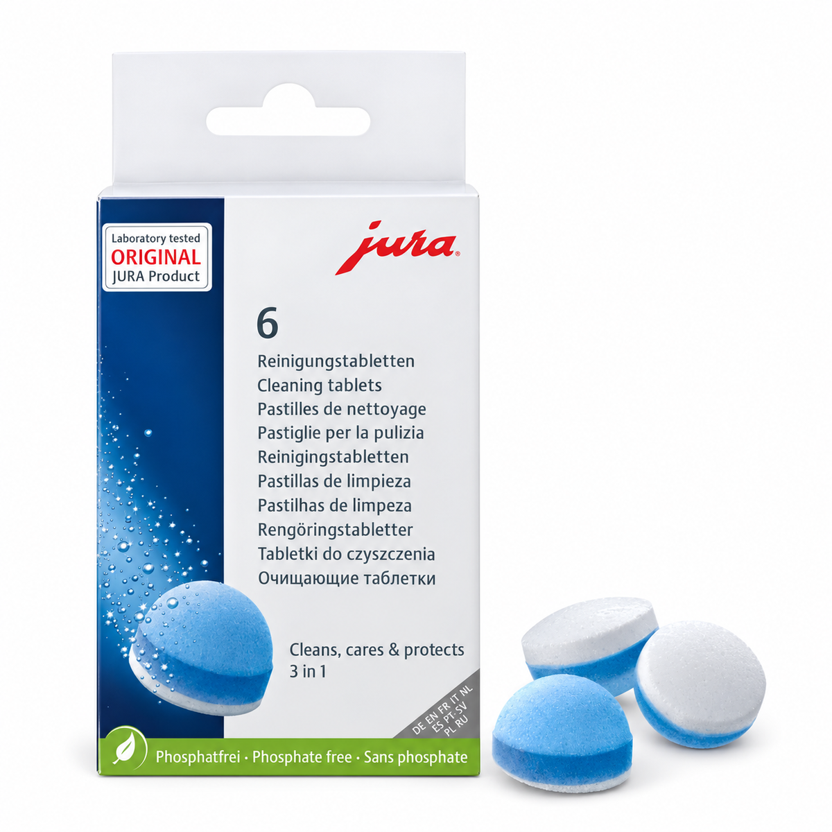 Jura 3-Phase Cleaning Tablets 6 pack