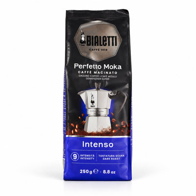 Bialetti Perfetto Moka Intenso Ground Coffee 250g, front of the pack