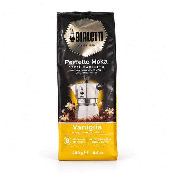 Bialetti Perfetto Moka Vanilla Ground Coffee 250g
