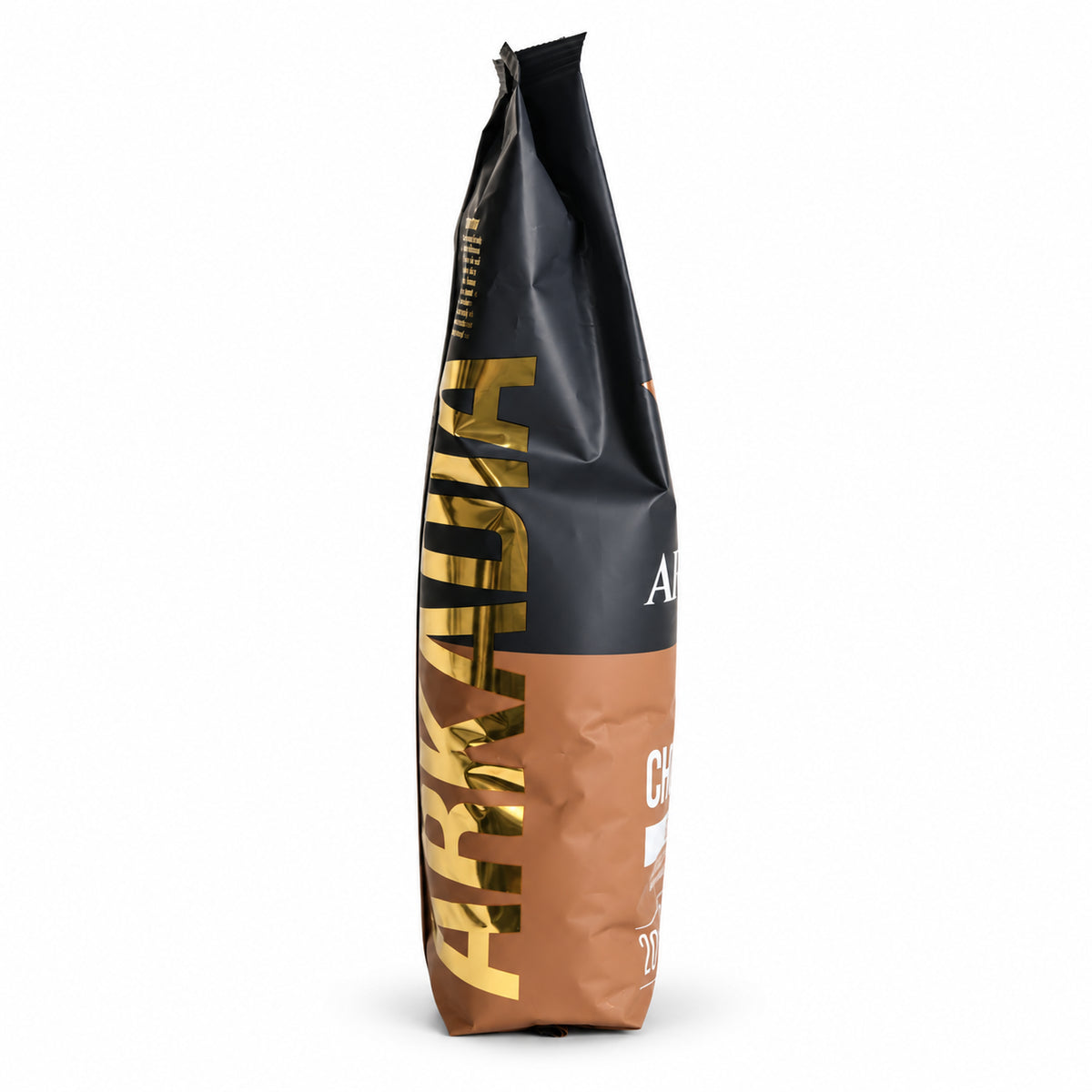 Arkadia Drinking Chocolate 1kg, side of the pack
