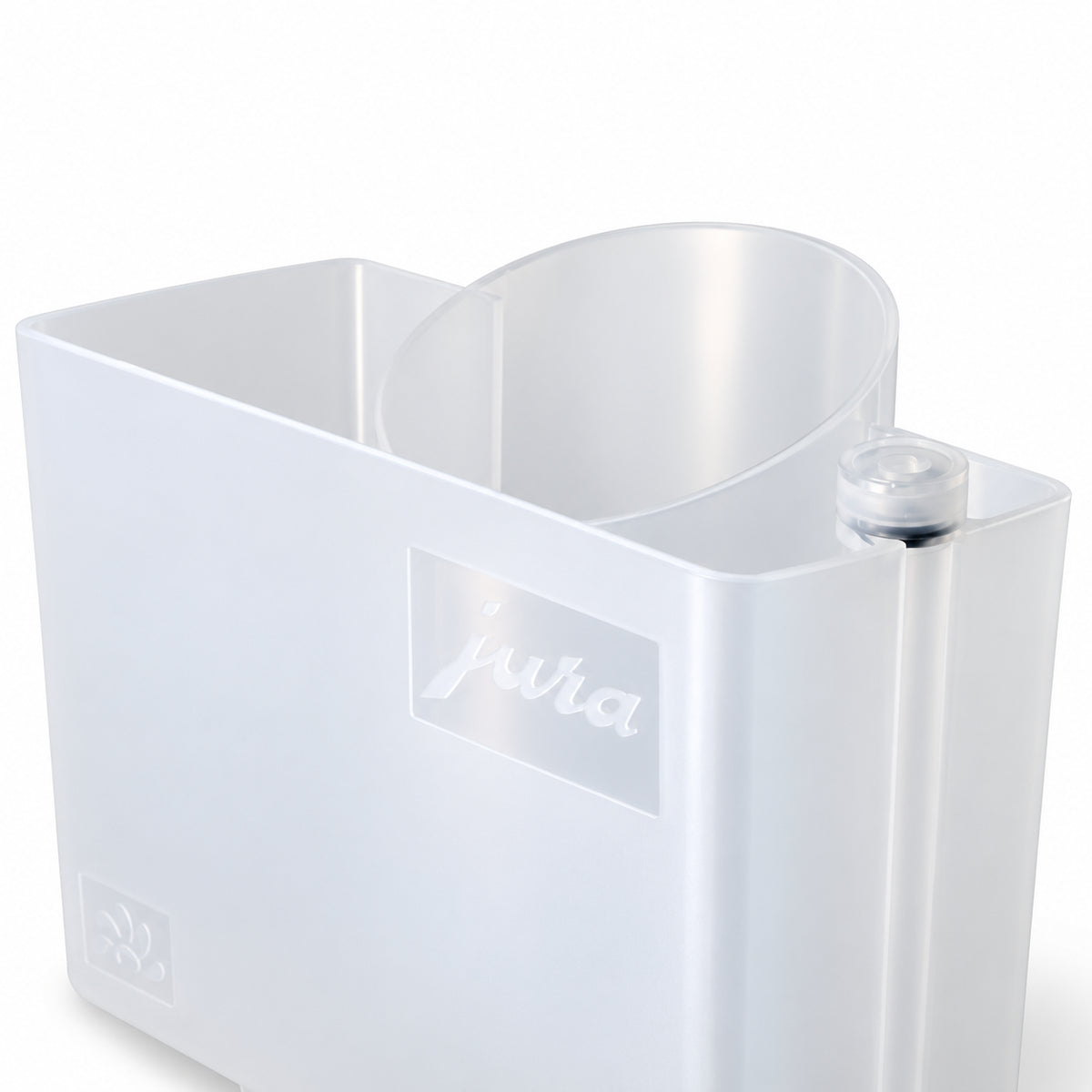 Jura Container for Milk System Cleaning, close-up of the label