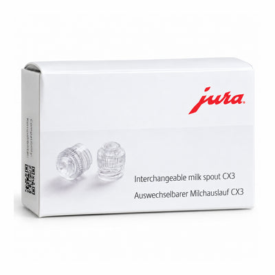 Jura Interchangeable Milk Spout kit - CX3, close-up of the label