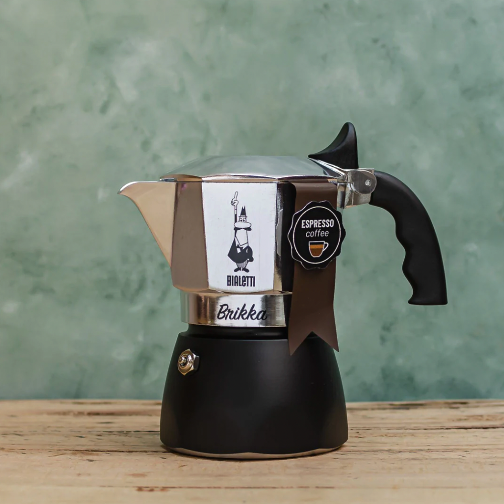 Bialetti Brikka Moka Pot 2 Cups Version