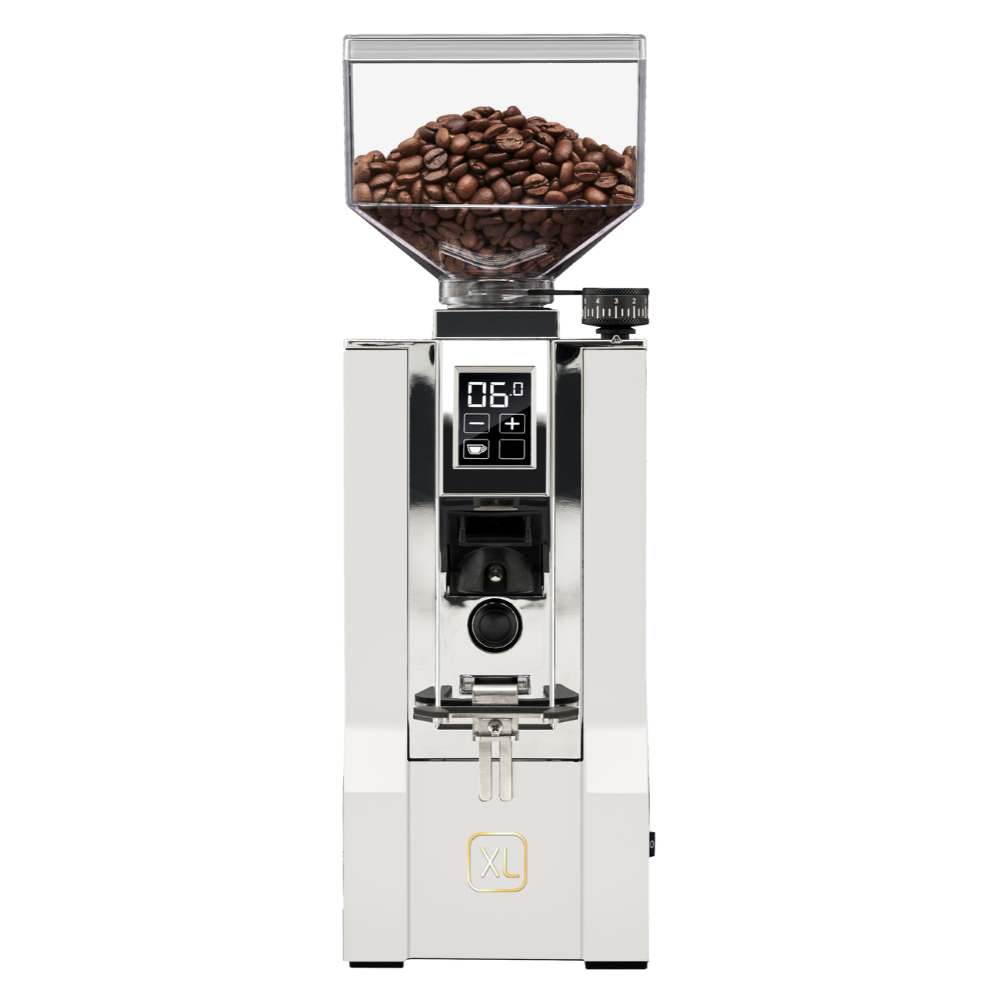 Eureka Mignon XL white coffee grinder