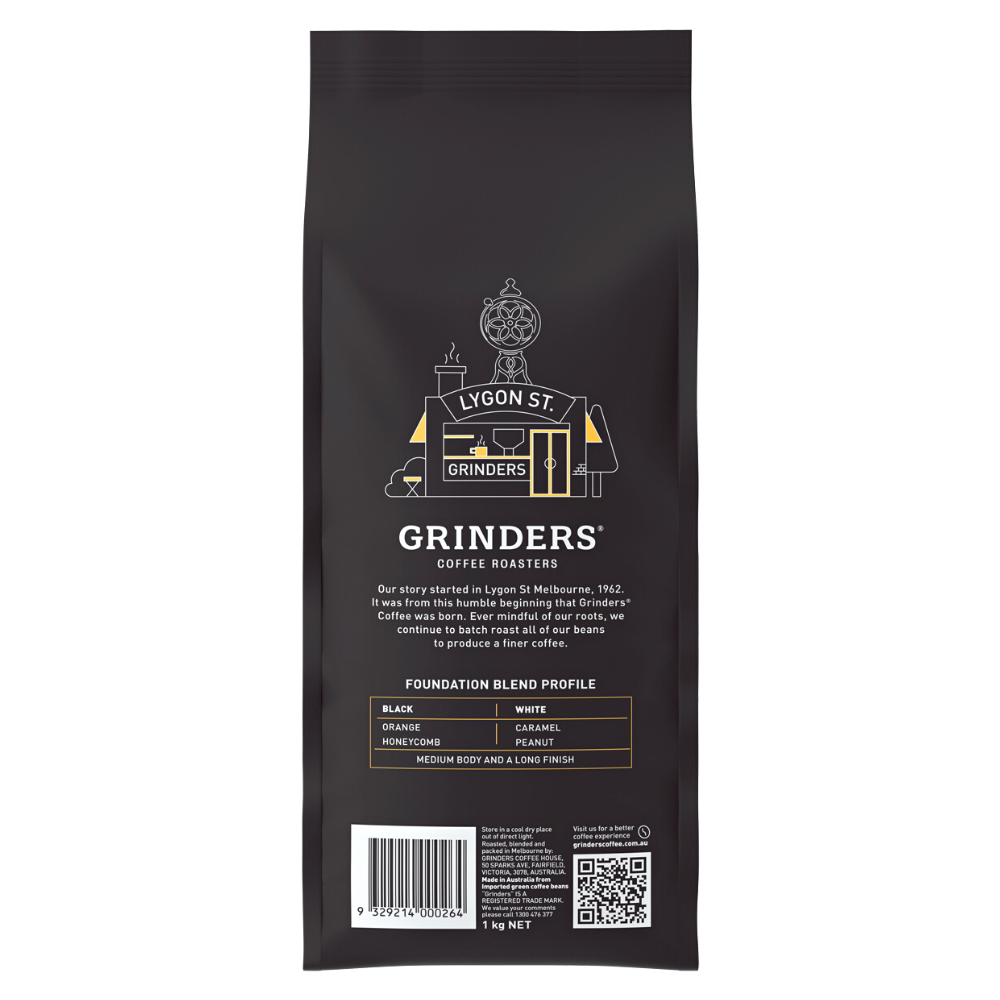 Grinders Foundation coffee beans 1kg