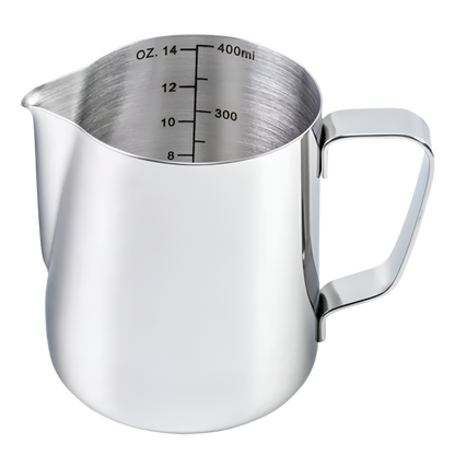 Barista Progear steel milk frothing jug 400ml