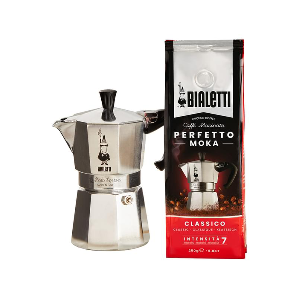 Bialetti Moka Express gift set