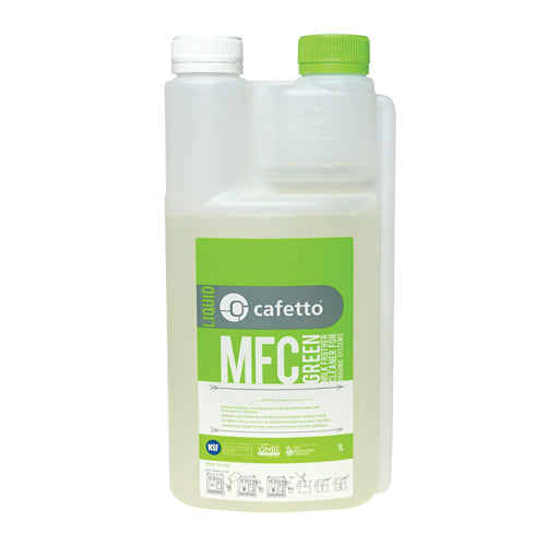 Cafetto organic green milk frother cleaner 1 litre